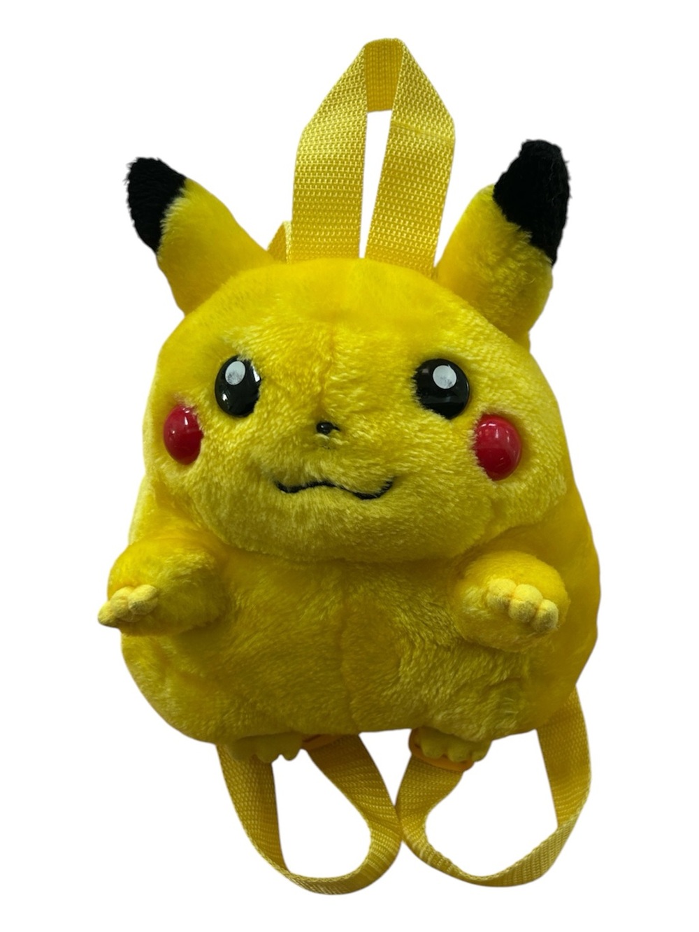 Vintage 1999 Pokemon Fat Pikachu Plush Backpack Official Nintendo Pyramid 90s